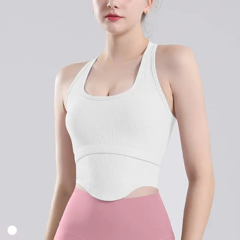 Cushioned Running Bra for Shock Absorption
